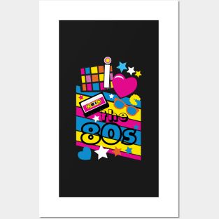 I love the 80s! Cool Neon Pop Culture Shirt & Gifts Posters and Art